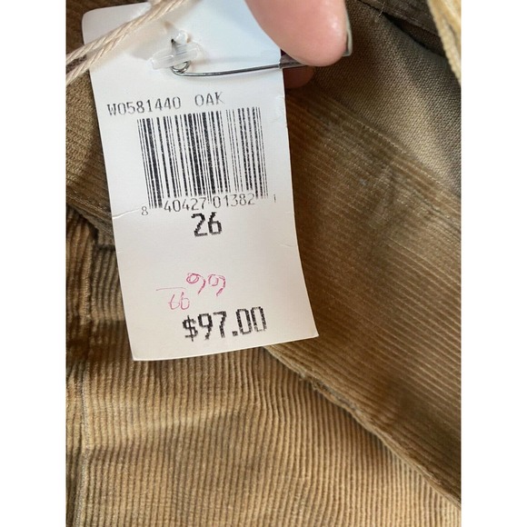 NWT FRX Clothing Stuart Mini Skirt OAK Size 26 MSRP 97.00 courderoy - Picture 4 of 8